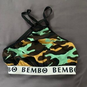 Camo bra top